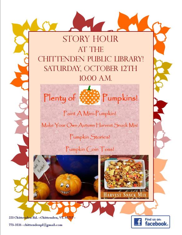 October 2019 Story Hour